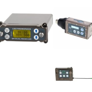 Lectrosonics Dual Receiver + Plug on Transmitter en 1 Zender + Mic